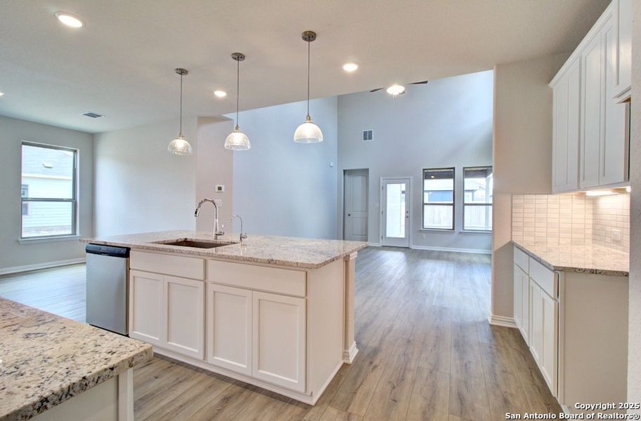 Furnished interior view inside a new home in Casinas at Gruene, New Braunfels (Image 4).