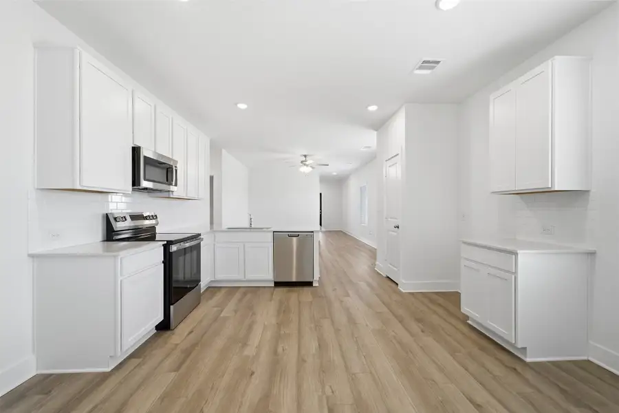 Representative furnished interior of a home built from the Hazel by CastleRock Communities in Katzer Ranch, Converse (Image 7).