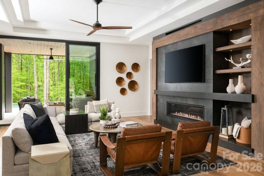 Furnished interior view inside a new home in , Belmont (Image 7).