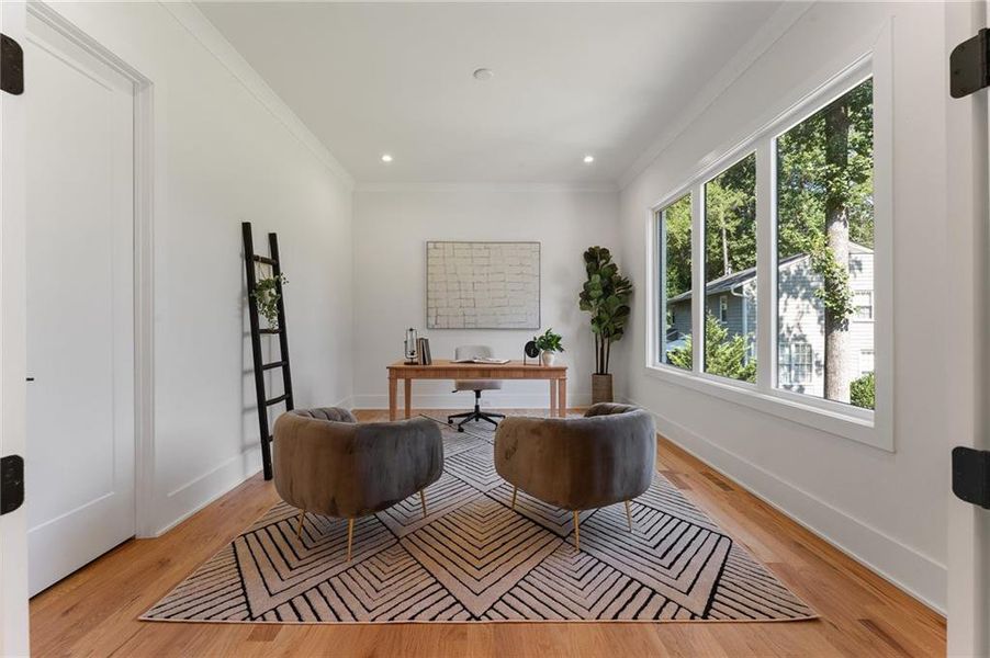 Furnished interior view inside a new home in , Marietta (Image 19).