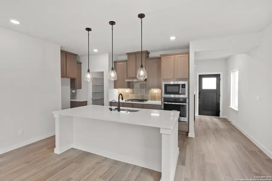 Furnished interior view inside a new home in August Fields, New Braunfels (Image 5). Furnished interior view inside a new home in August Fields, New Braunfels (Image 5).