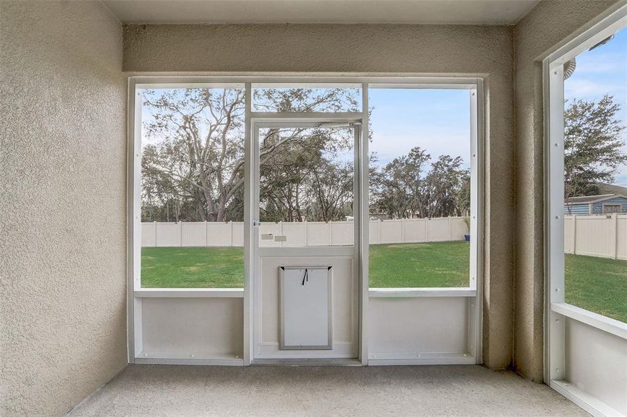 Exterior details and patio area of a home in Deltona New Homes, Deltona (Image 4).