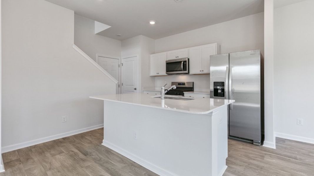 Furnished interior view inside a new home in Brightwood Farm, Whitsett (Image 5).