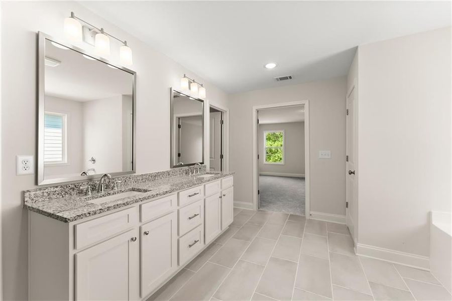 Furnished interior view inside a new home in , Dawsonville (Image 11).