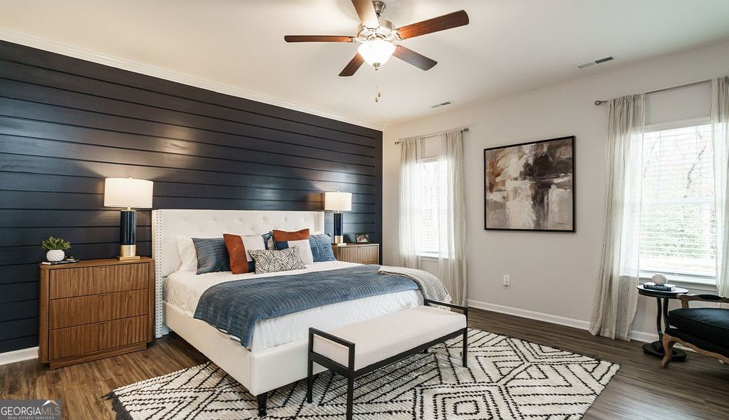 Furnished interior view inside a new home in Cobblestone Crossing, Warner Robins (Image 19).