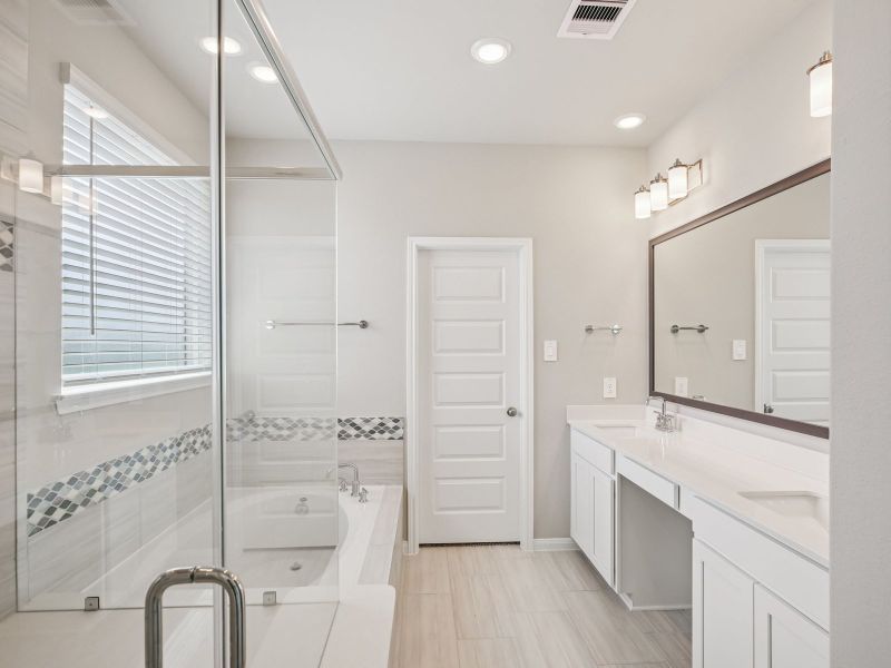 Furnished interior view inside a new home in Katy Grand Village - Luxe Series, Katy (Image 10).