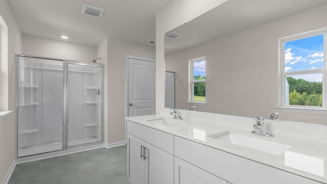 Furnished interior view inside a new home in Baker Farm, Youngsville (Image 8).