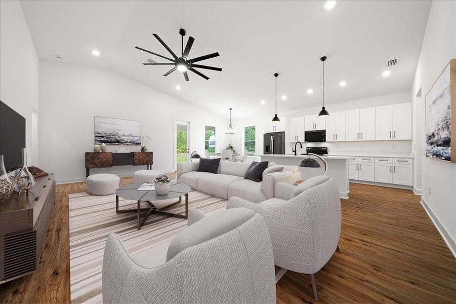 Furnished interior view inside a new home in , Weeki Wachee (Image 12).