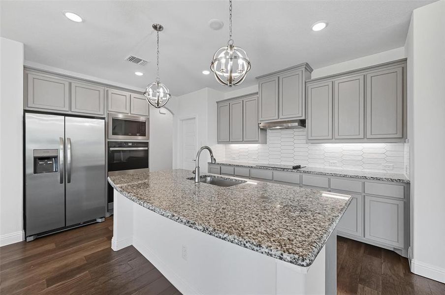 Furnished interior view inside a new home in Villages of Walnut Grove, Midlothian (Image 8).