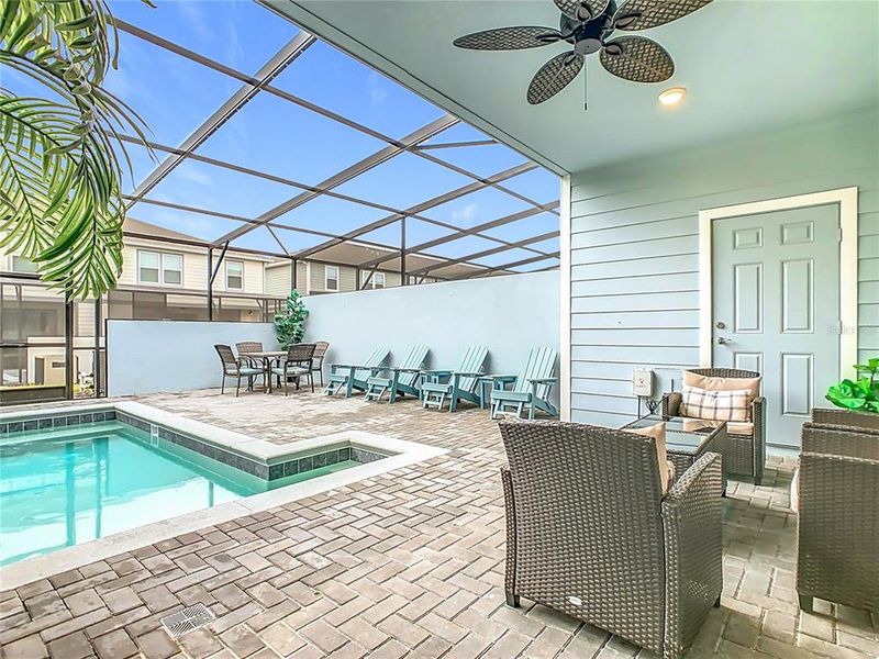 Furnished interior view inside a new home in , Davenport (Image 28).