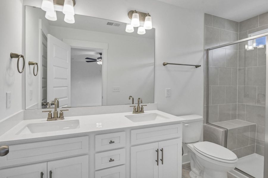 Furnished interior view inside a new home in Lake Carolina Townhomes, Columbia (Image 14).