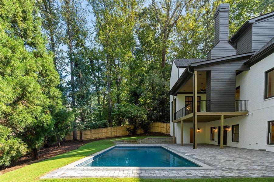 Front exterior of a new home in , Marietta, GA, highlighting curb appeal (Image 23).
