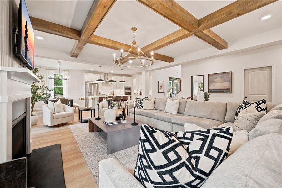 Furnished interior view inside a new home in Everson, Snellville (Image 16).
