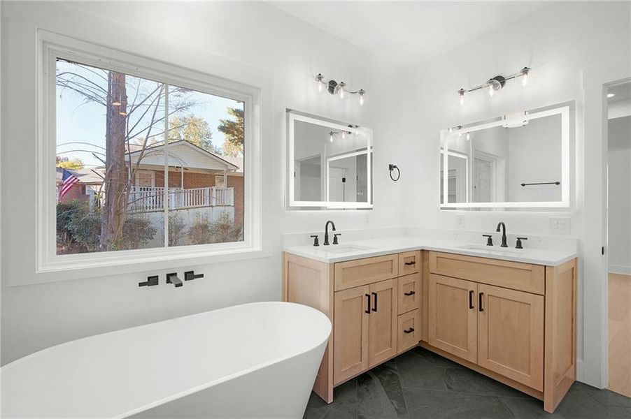 Furnished interior view inside a new home in , Calhoun (Image 8).