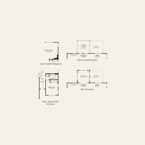 2D floor plan layout for the Austin by Pulte Homes in The Retreat at Carolina Ridge, Harrisburg, NC (Image 3).