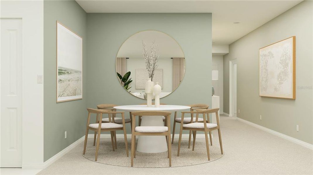 Furnished interior view inside a new home in Marion Oaks, Ocala (Image 14).