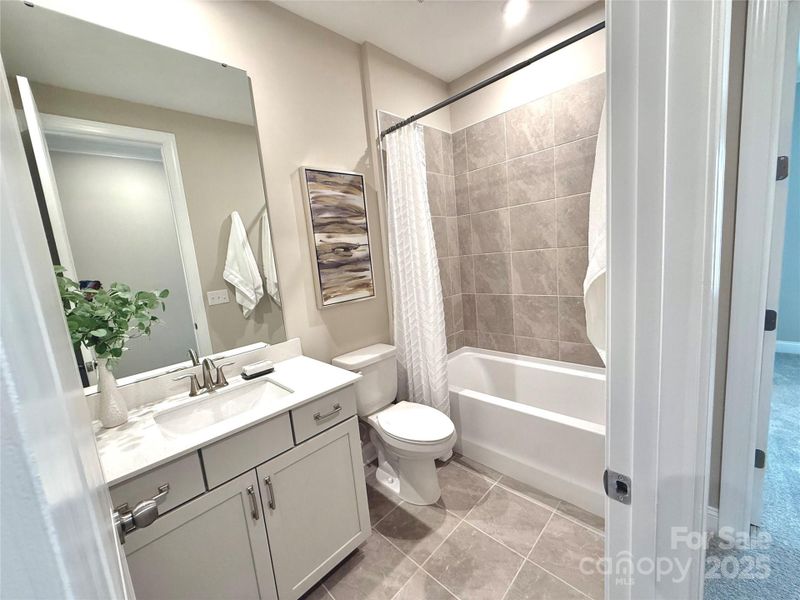 Furnished interior view inside a new home in The Townes at Wade Ardrey, Charlotte (Image 16).