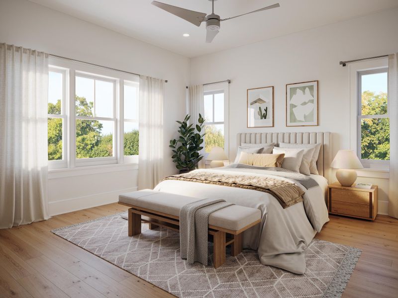 Furnished interior view inside a new home in , Seabrook Island (Image 5).