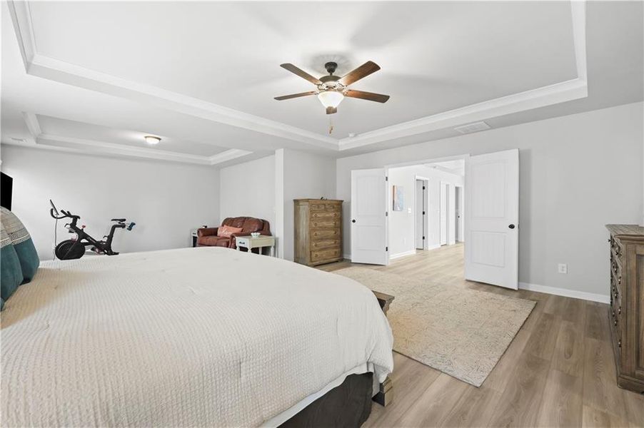 Furnished interior view inside a new home in , Atlanta (Image 37).