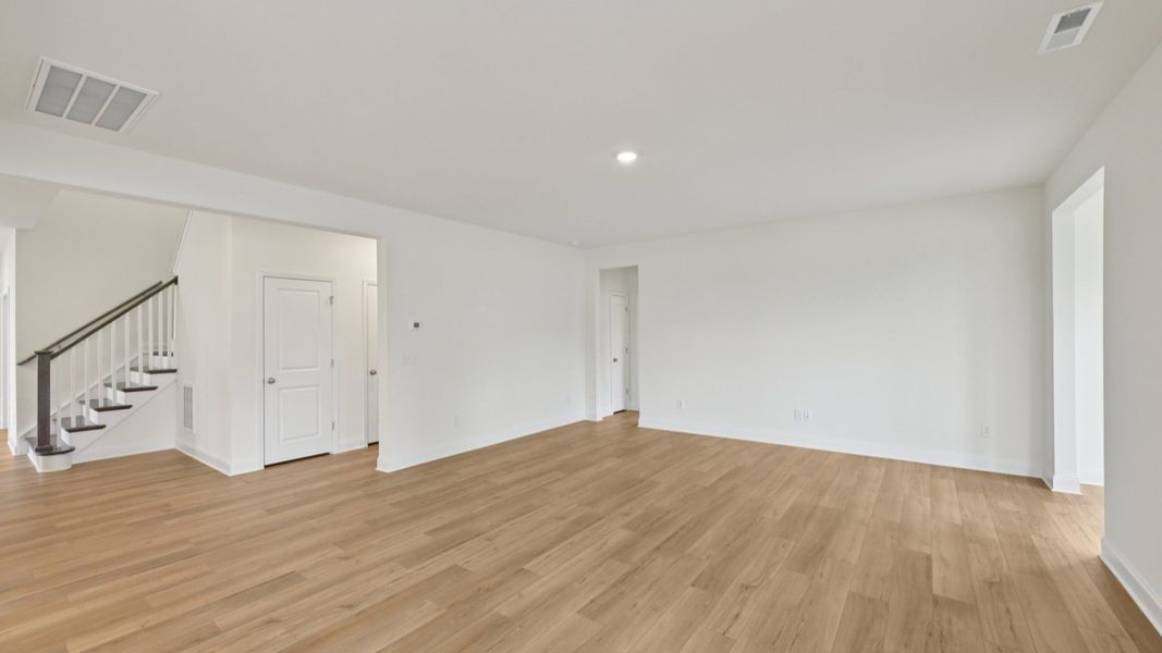 Representative furnished interior of a home built from the Stonehaven by DRB Homes in Campbell Ridge, Angier (Image 10).
