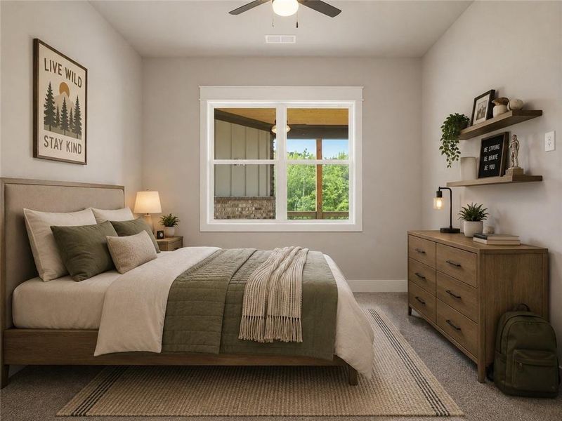 Furnished interior view inside a new home in , Jefferson (Image 9).