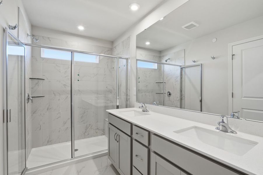 Furnished interior view inside a new home in Hedgecliff Townes, Kannapolis (Image 8).
