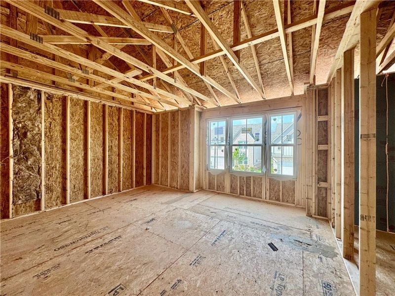In-progress construction of a new home in Eastlyn Crossing, Flowery Branch, GA (Image 15).