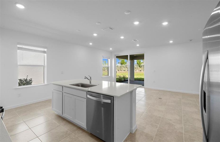 Furnished interior view inside a new home in Reagan Landing, Bradenton (Image 9). Furnished interior view inside a new home in Reagan Landing, Bradenton (Image 9).