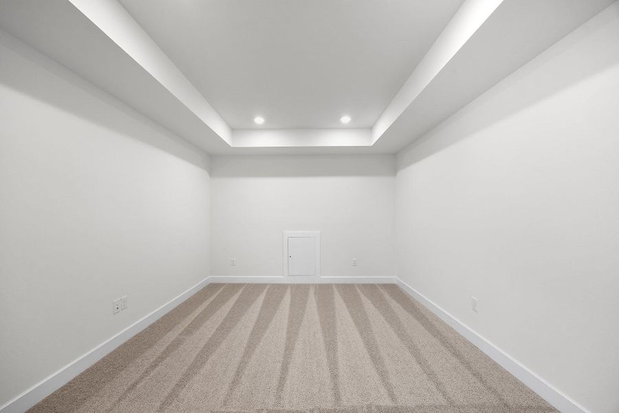 Spacious, unfurnished interior of a new home in Parmer Ranch, Georgetown (Image 34). Spacious, unfurnished interior of a new home in Parmer Ranch, Georgetown (Image 34).