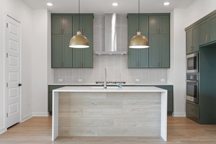 Furnished interior view inside a new home in Lagos Reserve, Manor (Image 11).