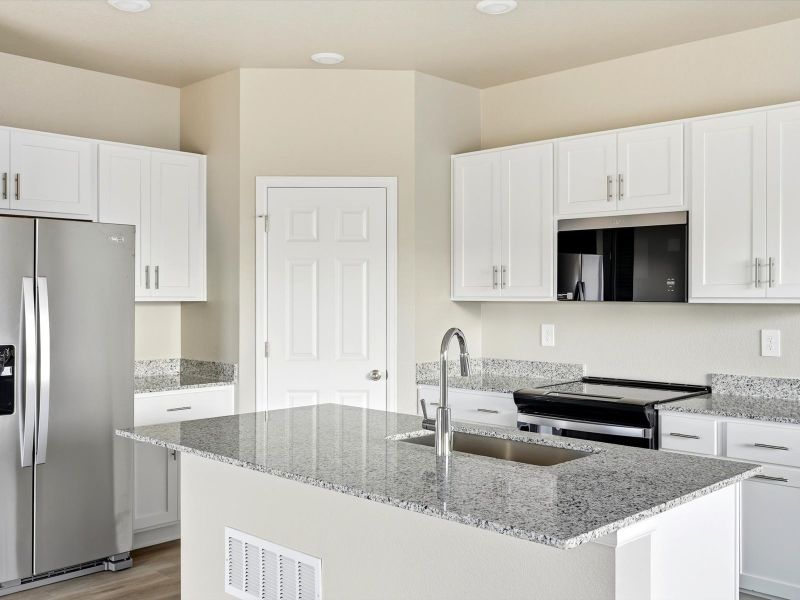 Furnished interior view inside a new home in York Station, Thornton (Image 4).