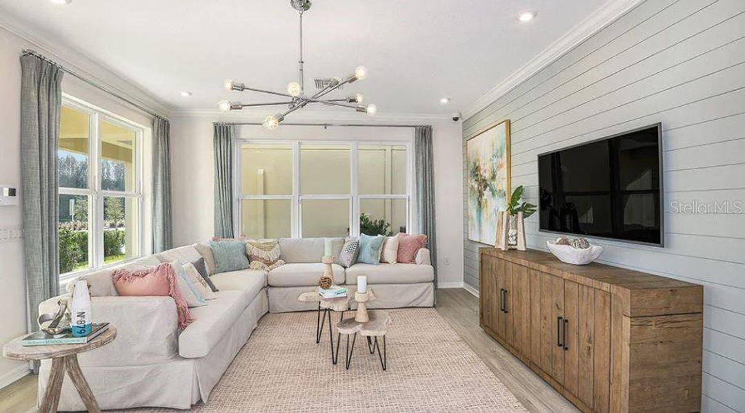 Furnished interior view inside a new home in The Waters at Center Lake Ranch, St. Cloud (Image 14).