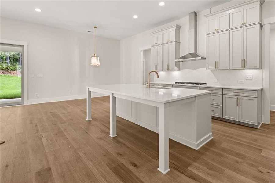 Furnished interior view inside a new home in Soleil Belmont Park, Canton (Image 16). Furnished interior view inside a new home in Soleil Belmont Park, Canton (Image 16).