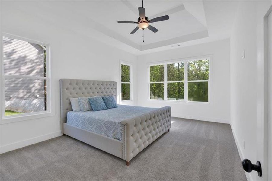 Furnished interior view inside a new home in , Cartersville (Image 30).