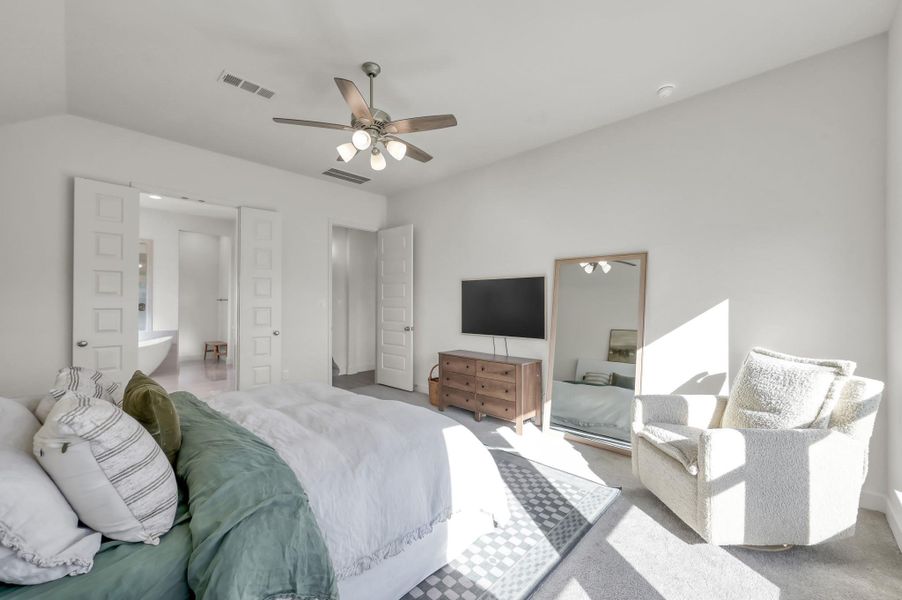 This peaceful room will be a great place to find rest. This peaceful room will be a great place to find rest.