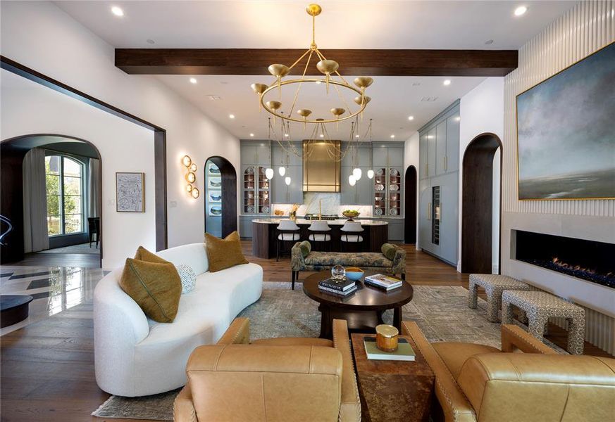 Furnished interior view inside a new home in , Southlake (Image 5).