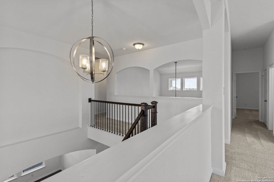 Furnished interior view inside a new home in Stillwater Ranch, San Antonio (Image 13). Furnished interior view inside a new home in Stillwater Ranch, San Antonio (Image 13).