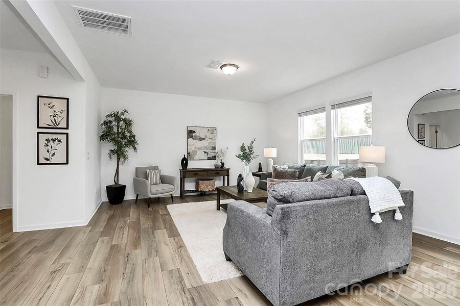 Furnished interior view inside a new home in Sunbriar, Charlotte (Image 28).