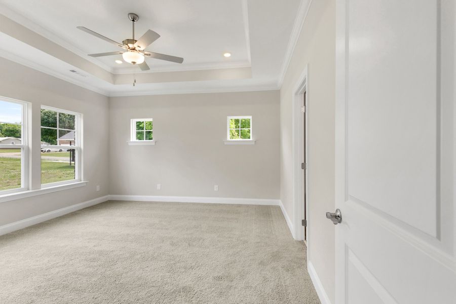 Spacious, unfurnished interior of a new home in Rutherford, Columbia (Image 29). Spacious, unfurnished interior of a new home in Rutherford, Columbia (Image 29).