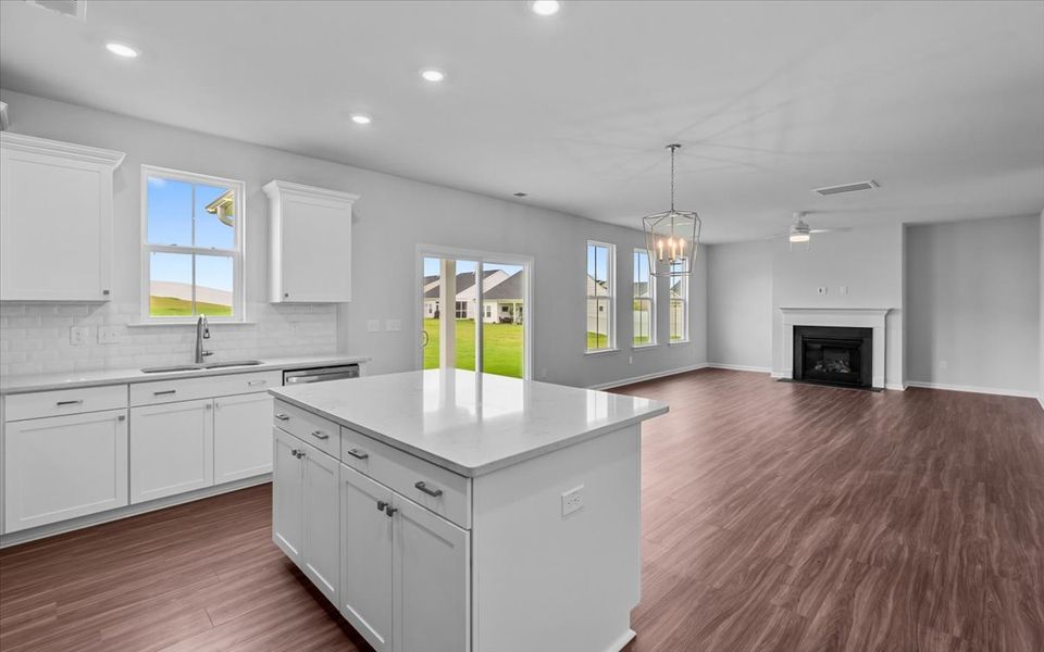 Furnished interior view inside a new home in Fieldstone, Lexington (Image 12).