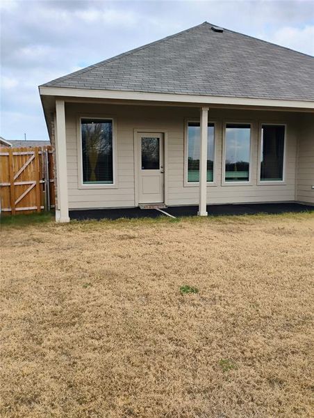 Exterior details and patio area of a home in Cypress Creek: Classic Collection, Princeton (Image 2). Exterior details and patio area of a home in Cypress Creek: Classic Collection, Princeton (Image 2).