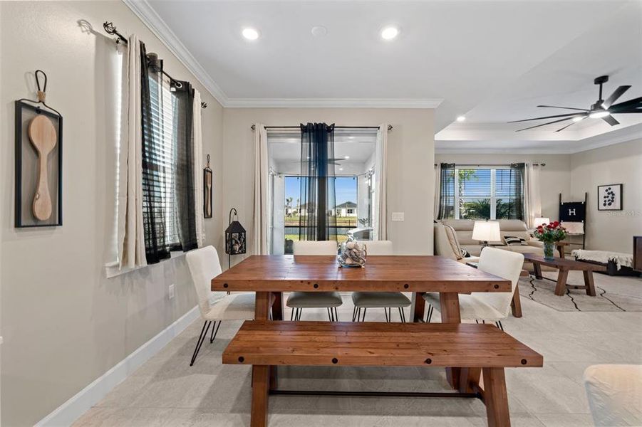 Furnished interior view inside a new home in , Punta Gorda (Image 10).