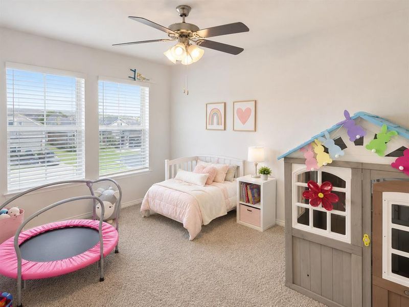 Furnished interior view inside a new home in The Woods at Lindsey Place, Anna (Image 14).