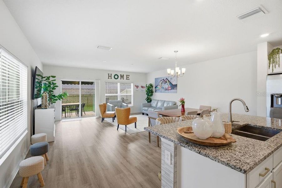 Furnished interior view inside a new home in , Davenport (Image 5).