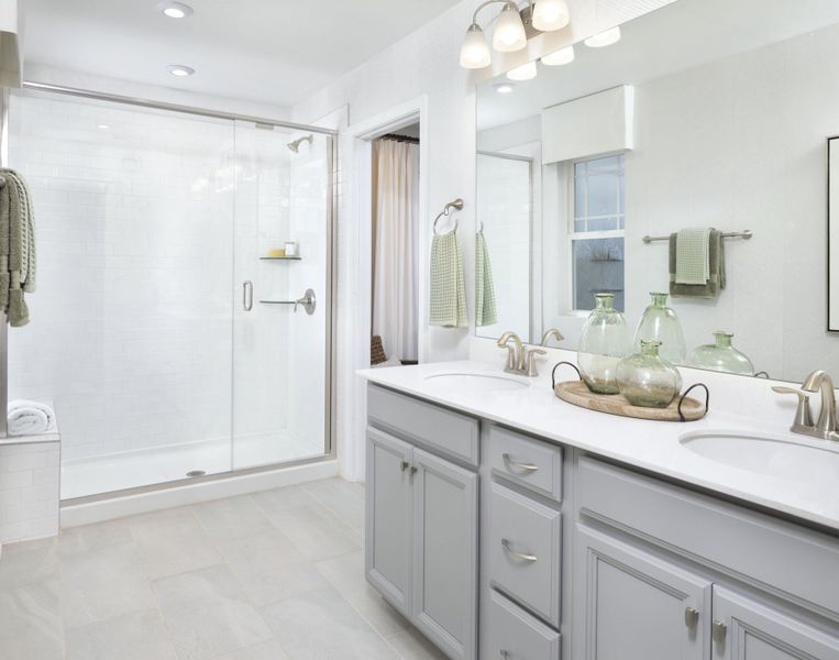 Photo representation of the Briana plan. Colors, finishes and options will vary.