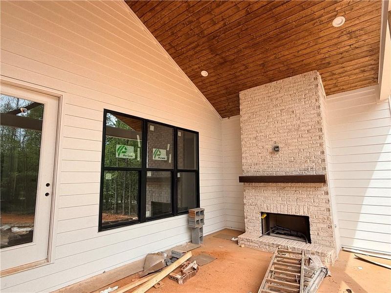 Exterior details and patio area of a home in , Carrollton (Image 2). Exterior details and patio area of a home in , Carrollton (Image 2).