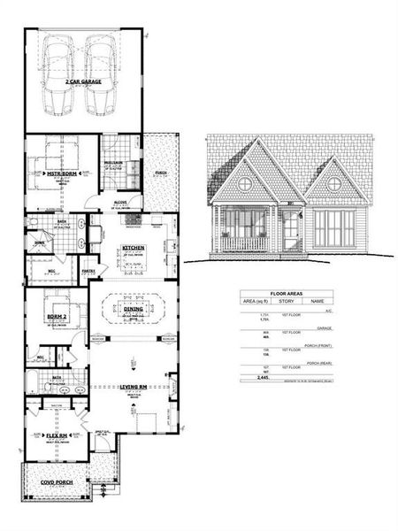 View of home floor plan