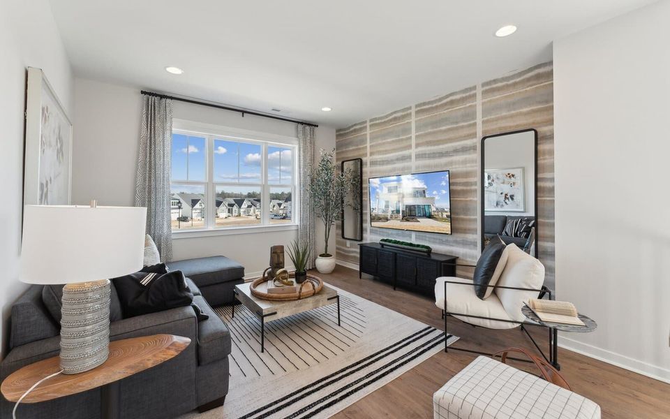 Furnished interior view inside a new home in Wendell Falls, Wendell (Image 11).