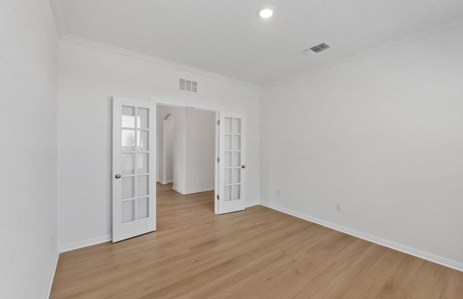 Spacious, unfurnished interior of a new home in Saddleback at Santa Rita Ranch, Liberty Hill (Image 51). Spacious, unfurnished interior of a new home in Saddleback at Santa Rita Ranch, Liberty Hill (Image 51).