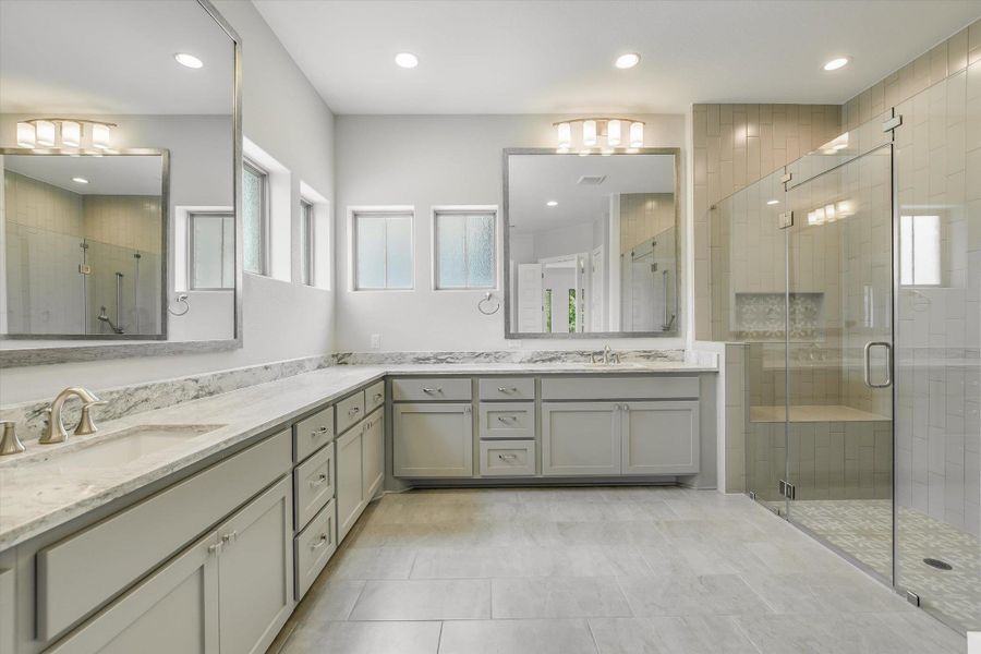 Furnished interior view inside a new home in Leander Estates, Leander (Image 13).